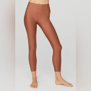 Alo Yoga 7/8 High Waist Airlift Legging in Rust